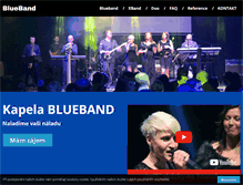 Tablet Screenshot of blueband.cz